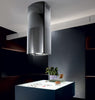 Elica ECH623SS 23 Inch Island Mount Range Hood with 600 CFM, 4 Blower Speeds, Halogen Lighting
