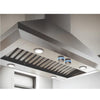 Elica ELI142S1 Range Hood, Canopy, Island, 42 inch Exterior Width, 1200 CFM, Outside / Ducting, LED