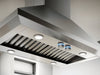 Elica ELI142S2 42 inch Island Mount Range Hood with 4-Speed/1200 CFM Blower, Fully Retractable Knobs