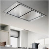 Elica ESNX43S1 43 Inch Seina Flush Ceiling Mount Range Hood with 600 CFM 4-Speed In-line Blower