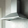 Elica ELN148SS 48 inch Wall Mount Range Hood with 4-Speed, Fully Retractable Rotating Knobs