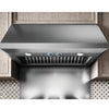 Elica ECL148S4 48 Inch calabria Wall Mount Range Hood with 4-Speed, Blue Backlight Rotating Knobs