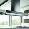 Elica EVI642S1 42 inch Vavano Island Mount Range Hood with 4-Speed/600 CFM Blower