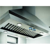 Elica ELI142S2 42 inch Island Mount Range Hood with 4-Speed/1200 CFM Blower, Fully Retractable Knobs