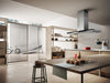 Elica EMI648SS 48 Inch Meteorite Island Chimney Hood with Sensor Technology, Perimeter Aspiration