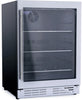 Elica EBS51SS1 24 Inch Beverage Center with 4.8 Cu. Ft. Capacity, Slide Out Shelves