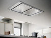 Elica ESNX43S2 43 Inch Flush-Mounted Ceiling Range Hood with 4 Speed Control, Ambient LED Lighting