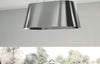 Elica ETW536SS 36 Inch Island Mount Range Hood with 550 CFM Internal Blower, 3 Blower Speeds