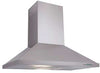 Elica EVL430SS canopy 30 Inch Canopy Wall Mount Range Hood with 400 CFM, 5.9 Sones, 3 Blower Speeds